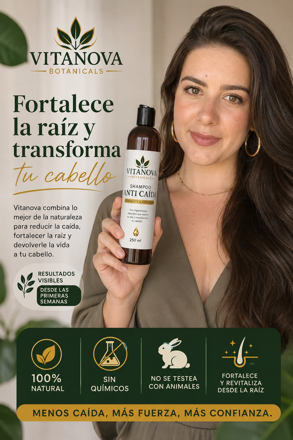 Shampoo Vitanova Anticaida